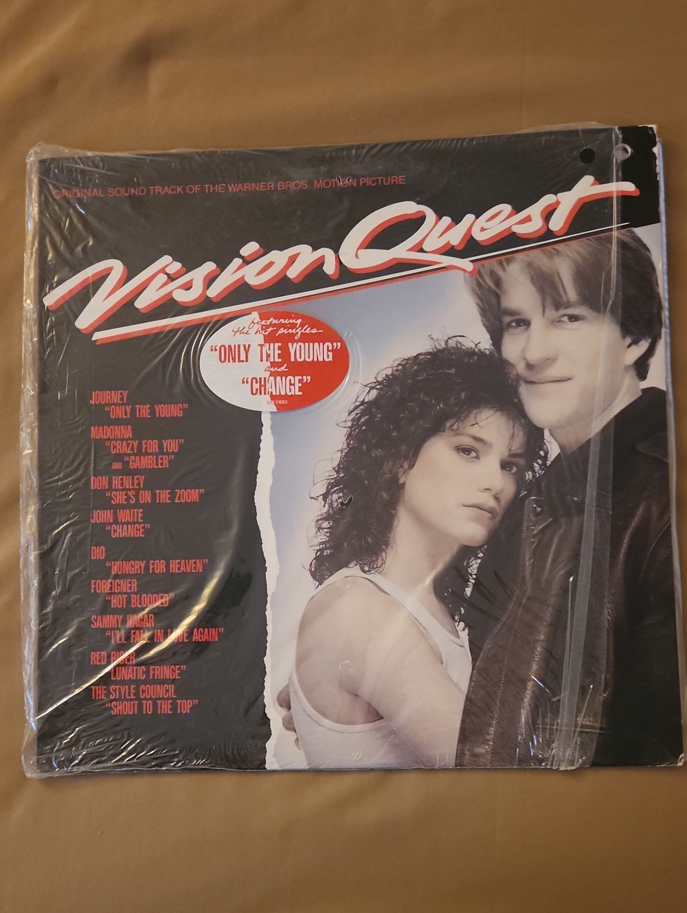Vision Quest Vinyl Record Album - Sealed Except Side Open. Think Never Played